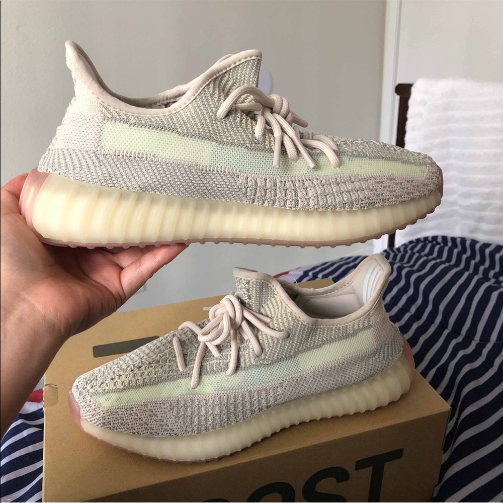 Yeezy 350 citrin non-reflective